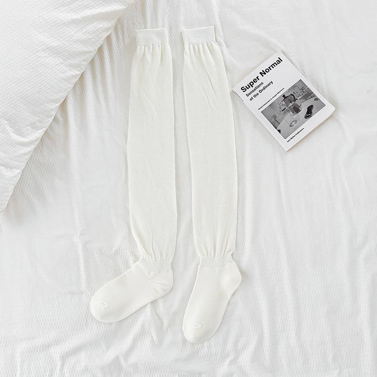 CWMS02749_OVER KNEE THIGH HIGH SOCKS WOMEN BOOTS STOCKINGS