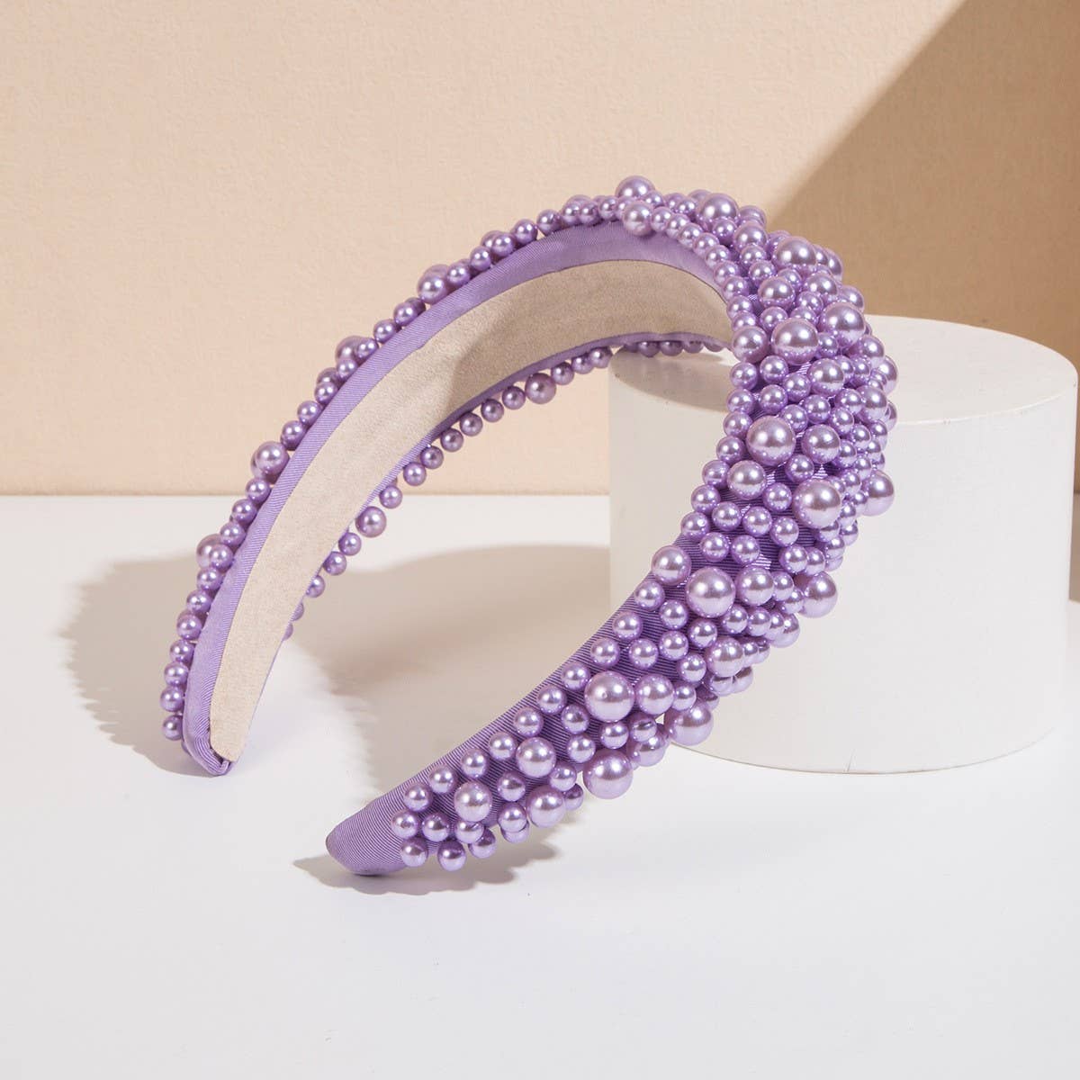 COLORED BEADS DECKED HEAD HOOP HEADBAND_CWAHA0116