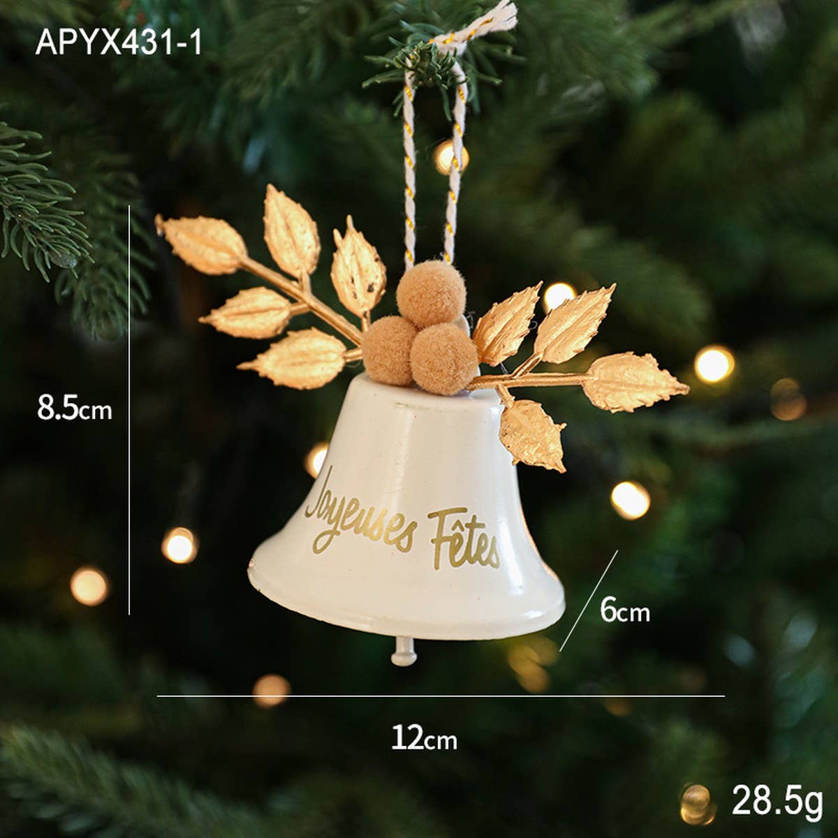 CWMM10368_CHRISTMAS BELL BOW DIY TREE ORNAMENTS