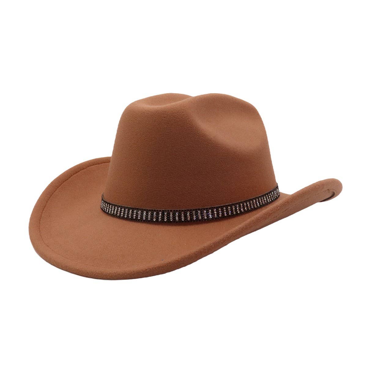 Western Cowboy Fedora Hat for Couples_CWAH04412