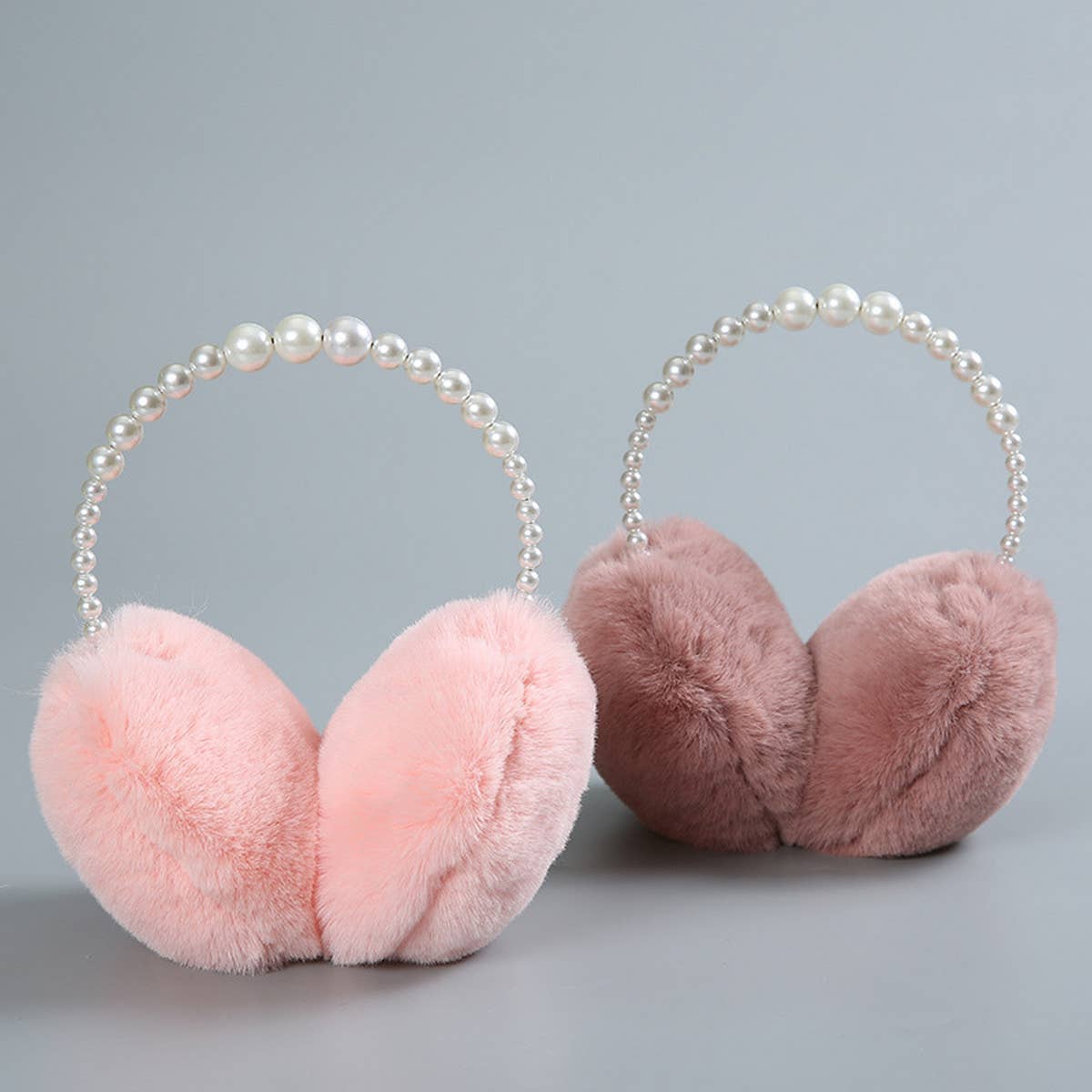 FASHIONABLE WARM PEARL EARMUFFS