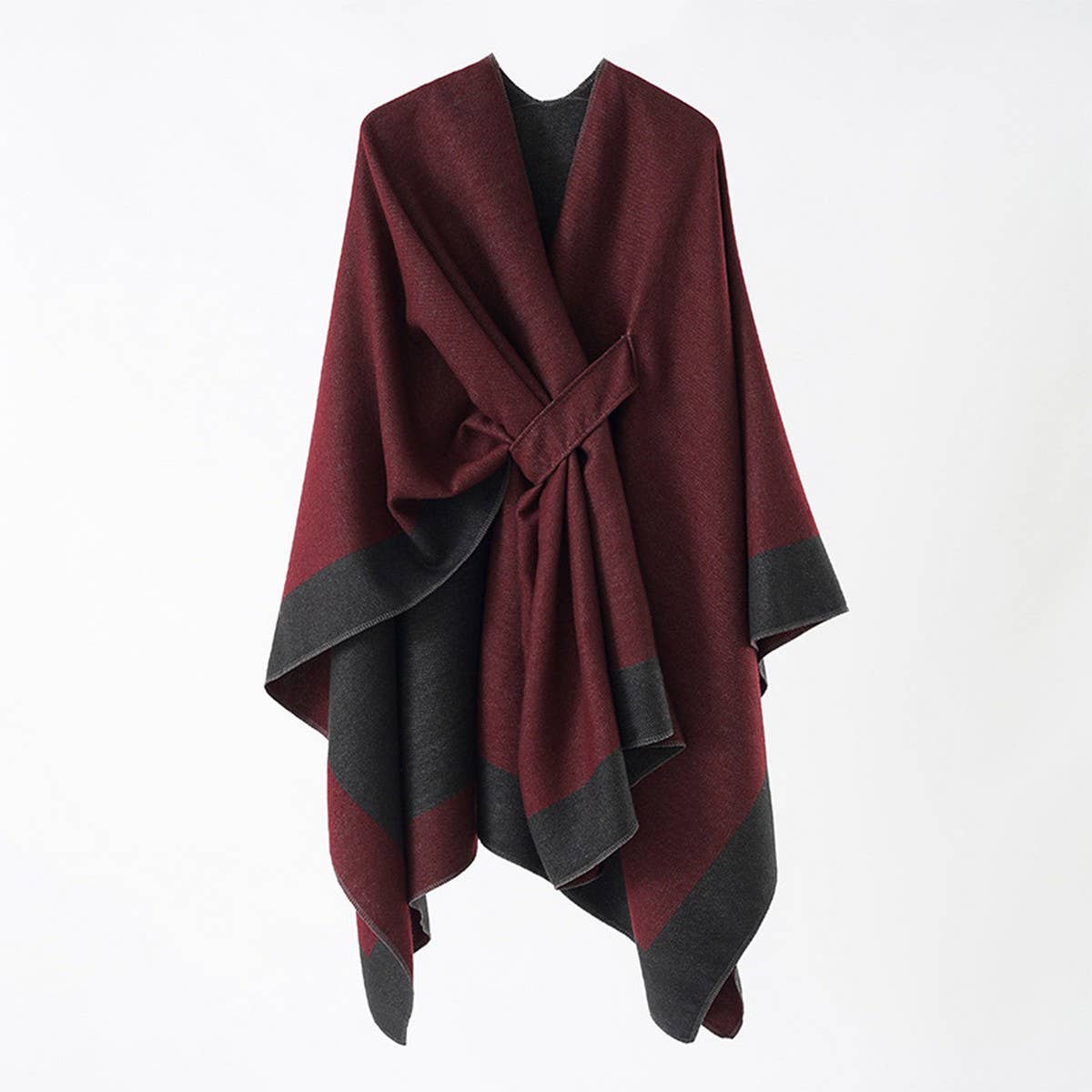 NEW DOUBLE-SIDED SOLID COLOR WARM SHAWL FOR WOMEN