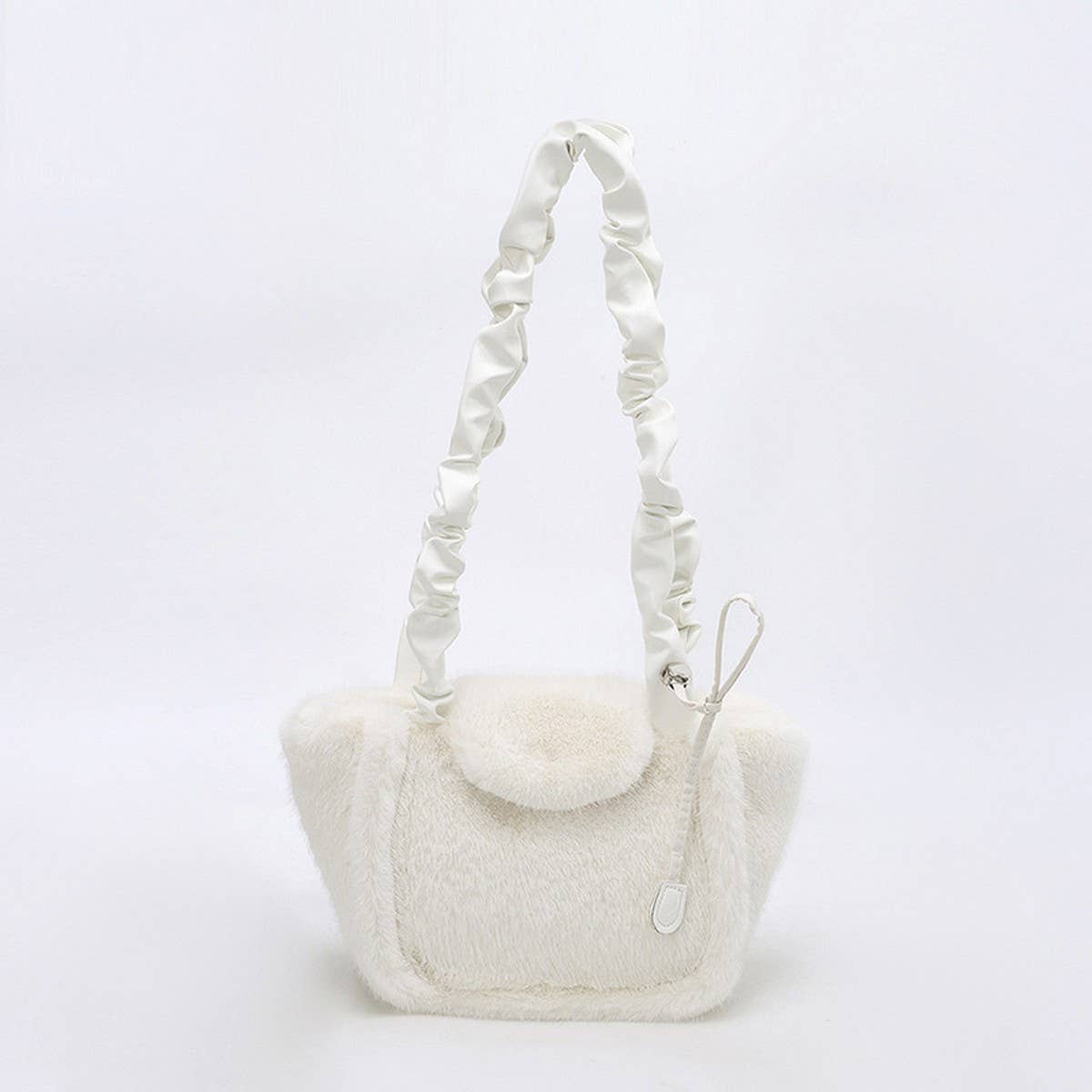 Elegant Fluffy Plush Handbag for Women_CUAB00545