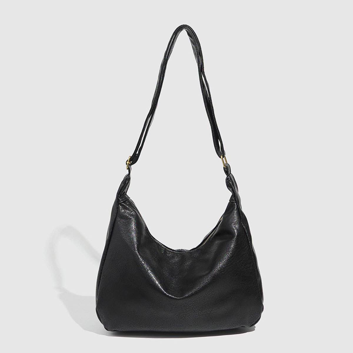 Large Red Soft Tote Bucket Bag for Women_CWAB5707