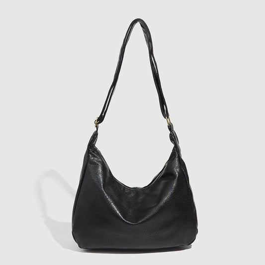 Large Red Soft Tote Bucket Bag for Women_CWAB5707