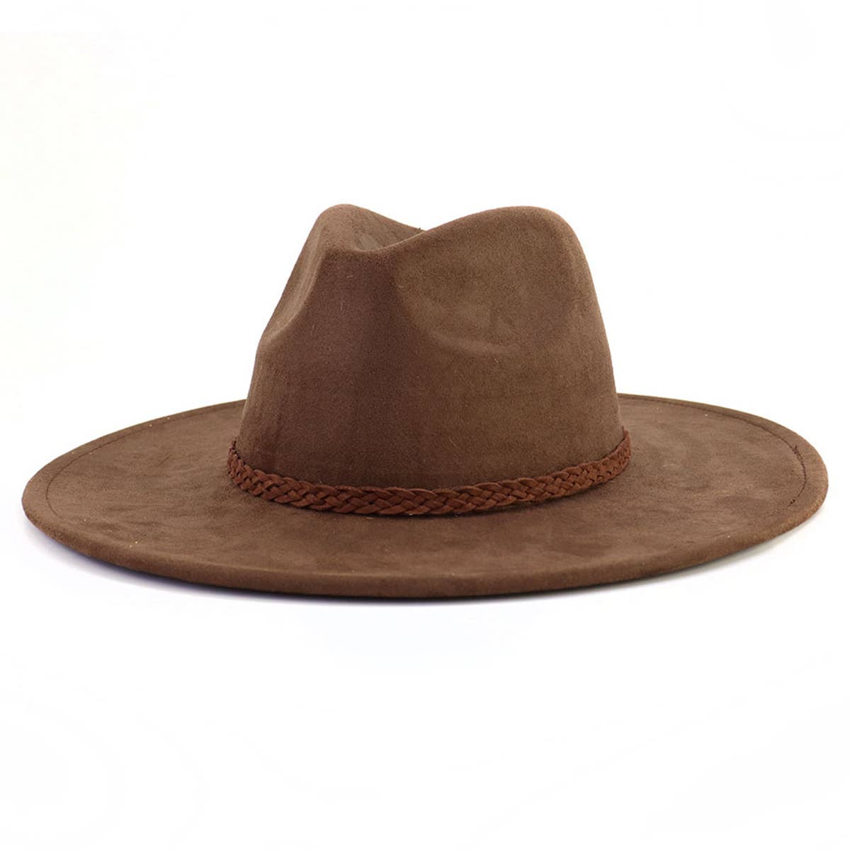 WOMEN AUTUMN AND WINTER WARM BELT PANAMA HAT_CWAH0681