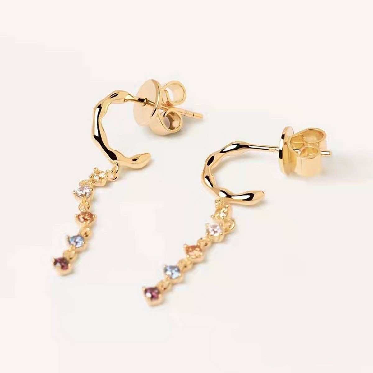 COLORFUL TASSEL FASHIONABLE AND SIMPLE EARRINGS