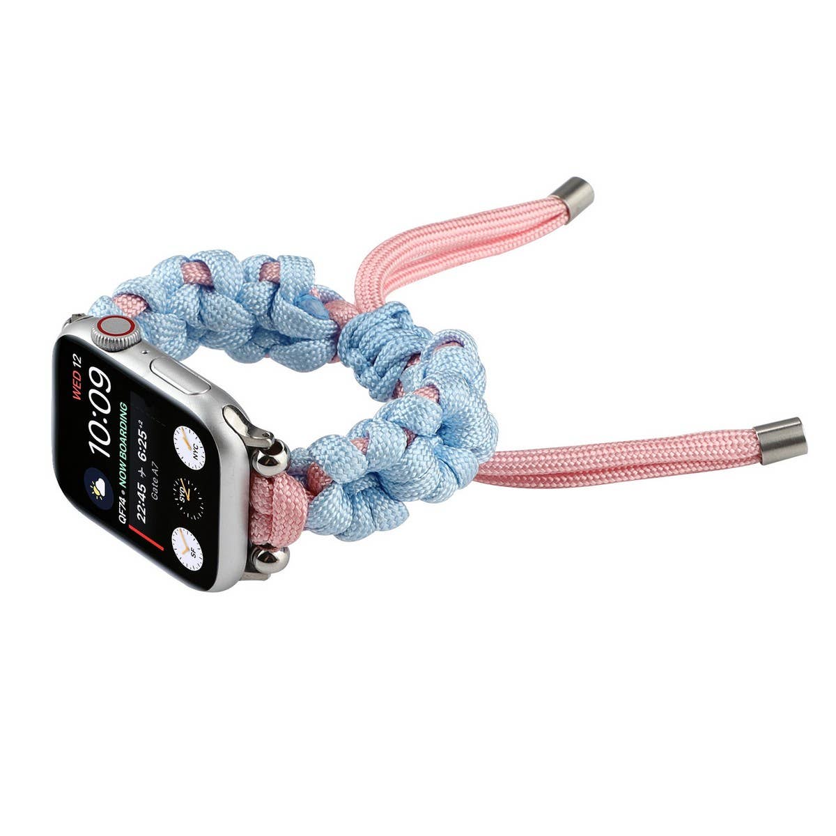 IWATCH7-1SE NYLON PARACORD BRAIDED WATCH STRAP