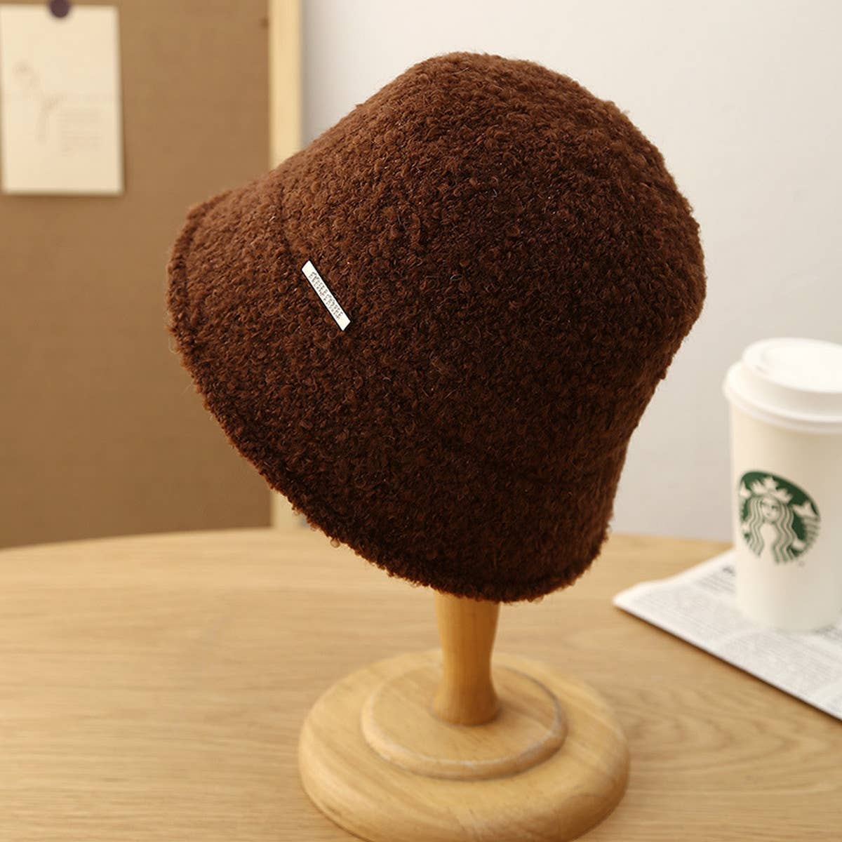 WARM EAR PROTECTION FACE BUCKET HAT_CWAB2851