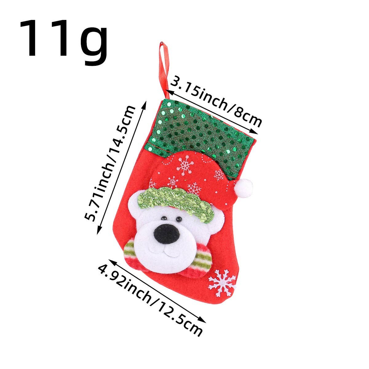 CHRISTMAS DECORATIONS WITH VARIOUS CHRISTMAS SOCKS