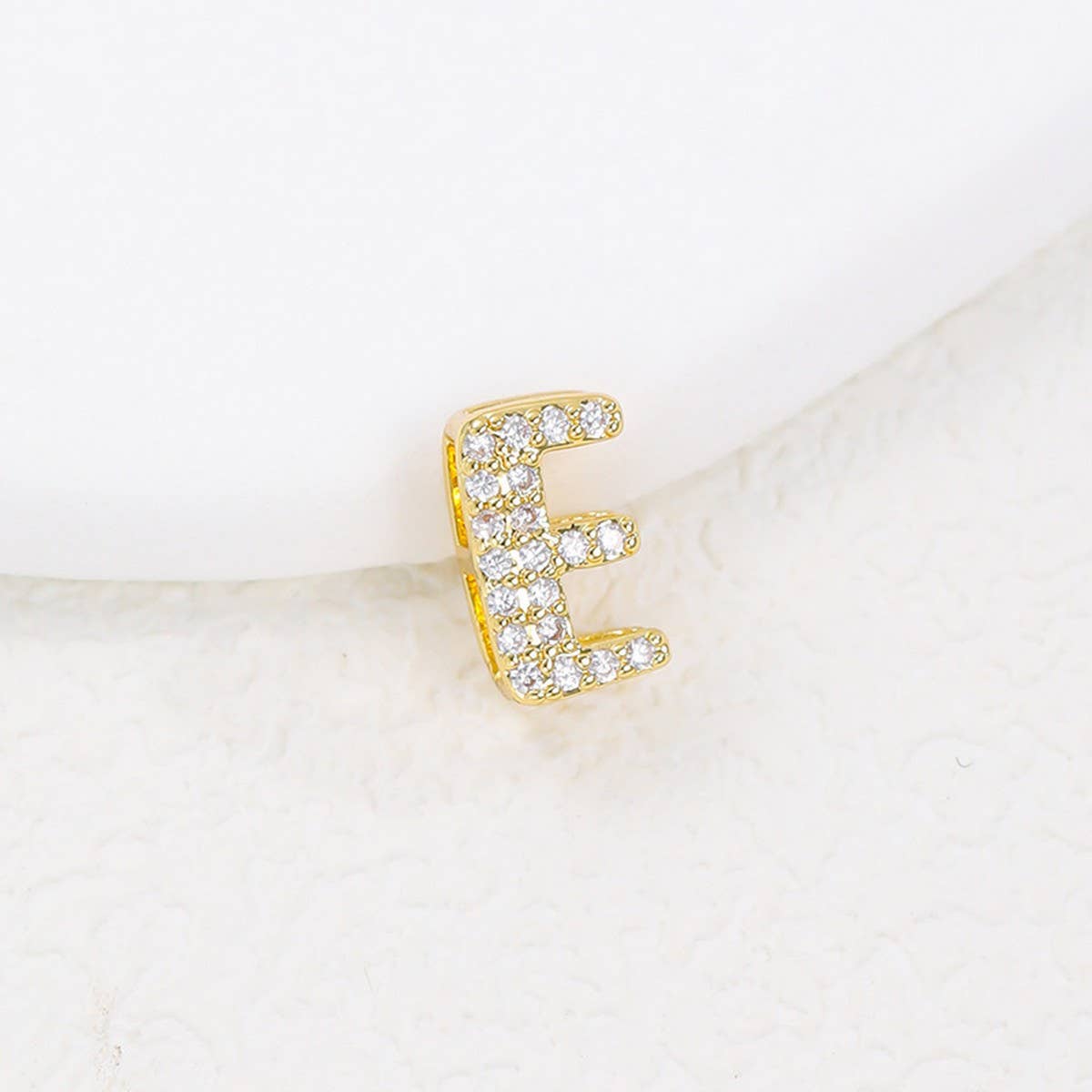 Tiny Zirconia Pendant 26 Letters Necklace