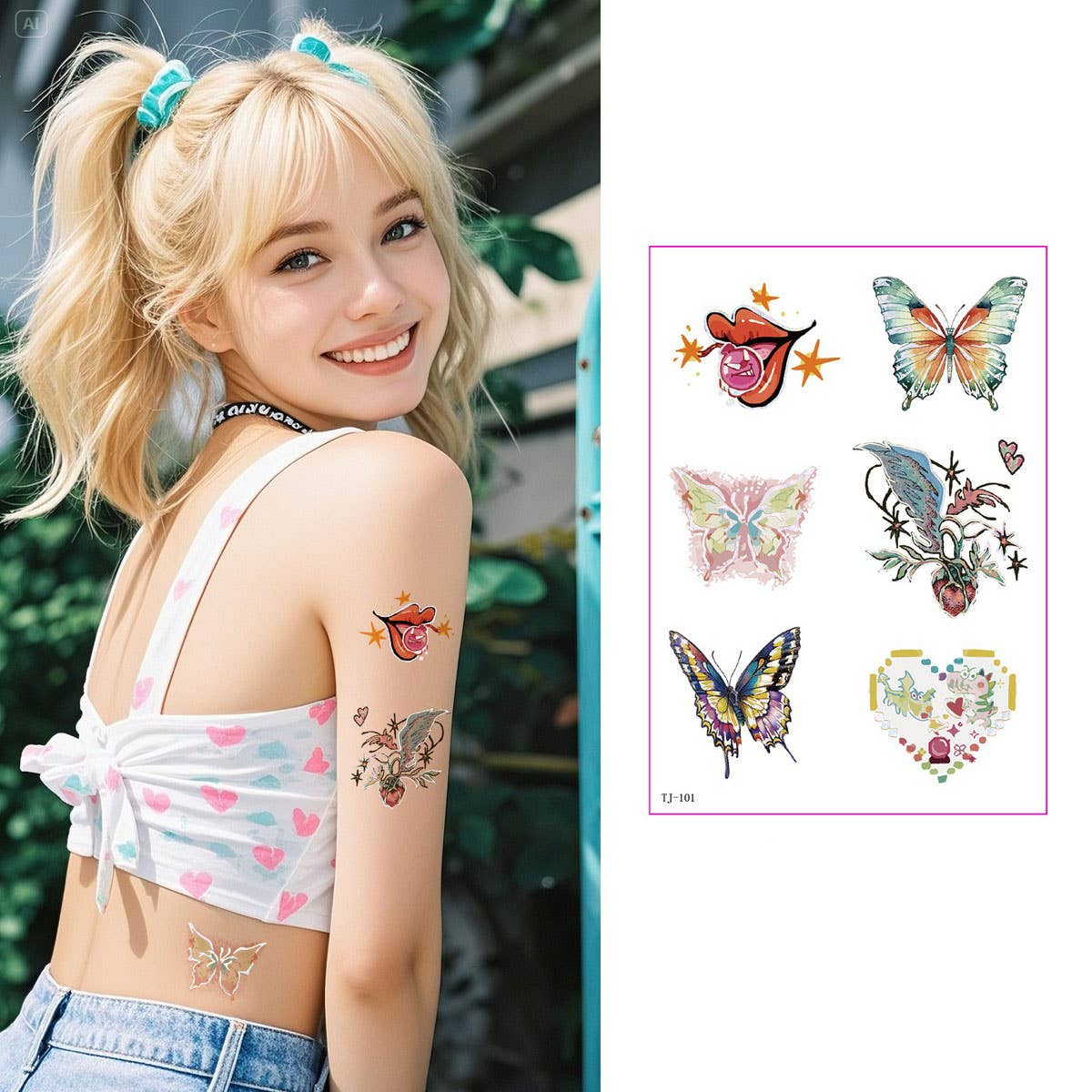 Gold Foil Tattoo Stickers for Girls ?Chic & Classy