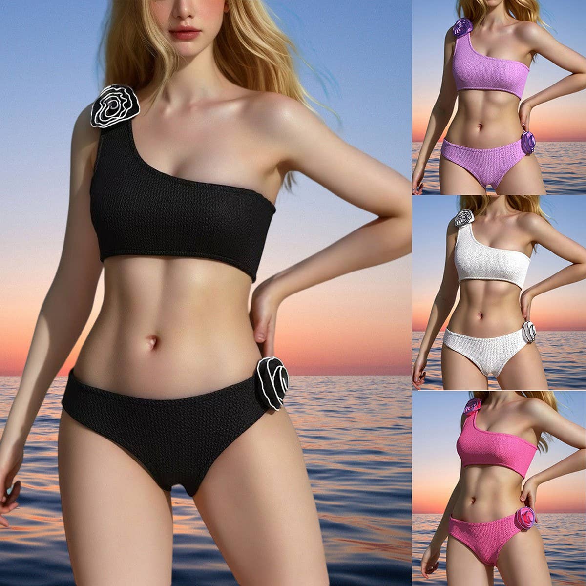 FLORAL SEXY BIKINI TWO-PIECE SWIMSUIT WOMEN