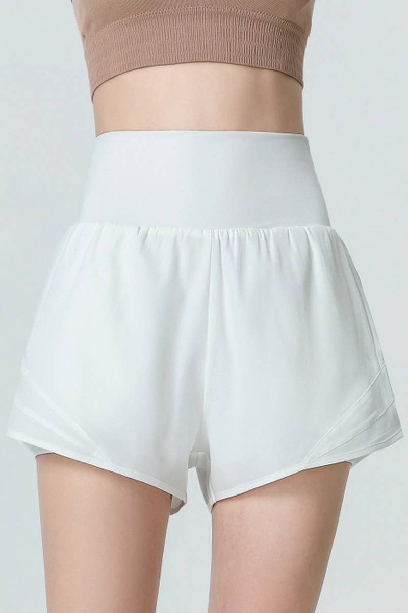 CWBSP0464_BREATHABLE ANTI-EXPOSURE LOOSE YOGA SHORTS