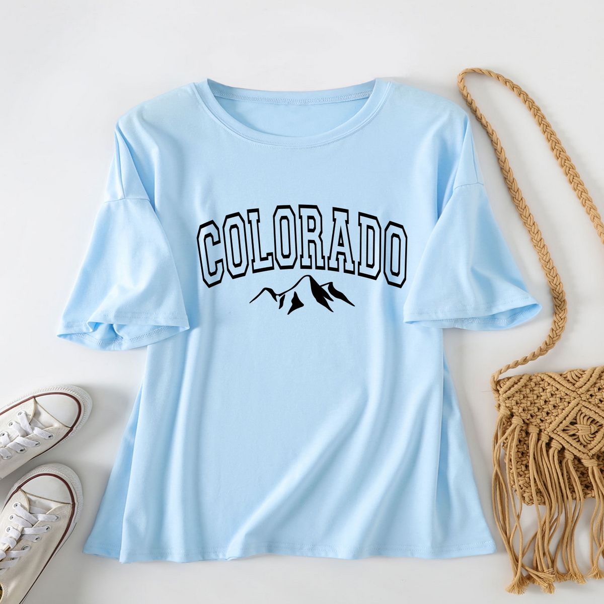 Women¡¯s Basic Tee, Baggy Fit, Stylish Design