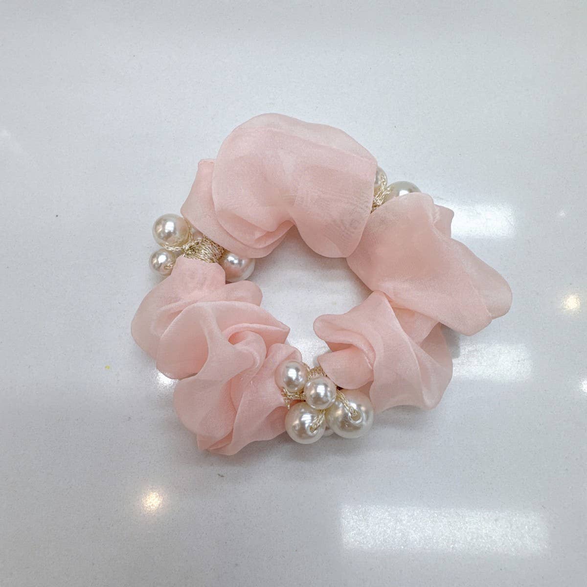 Elegant Pearl Hair Tie Cute Ponytail Holder