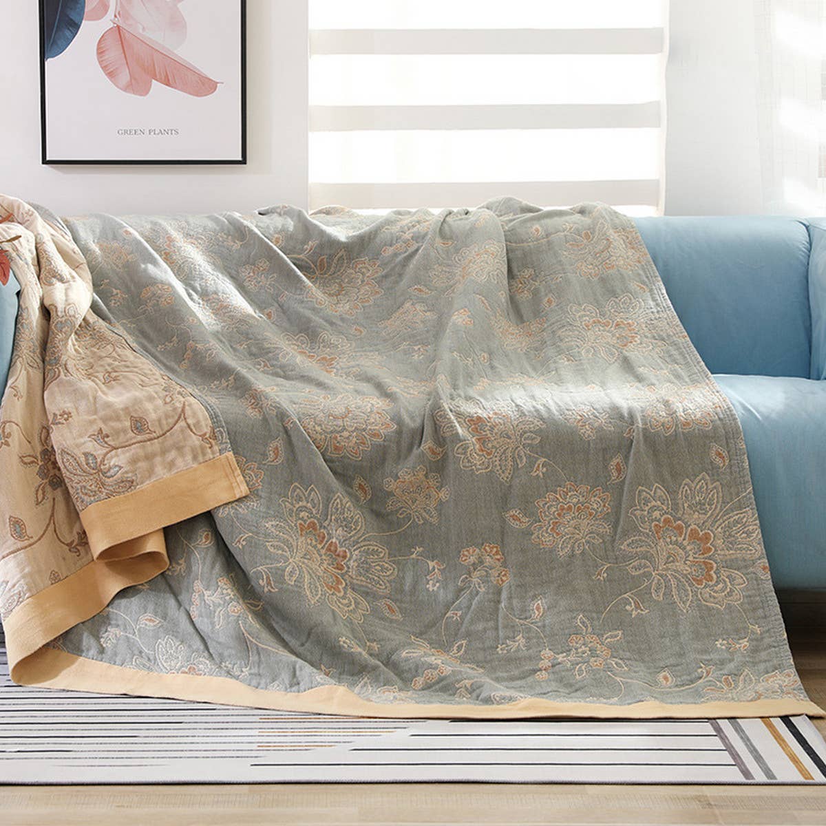 FIVE-LAYER AIR-CONDITIONED NAP BLANKET