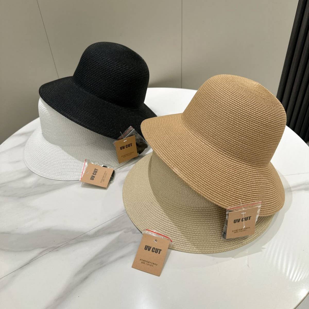 Summer retro simple versatile straw hat_CWAH3596