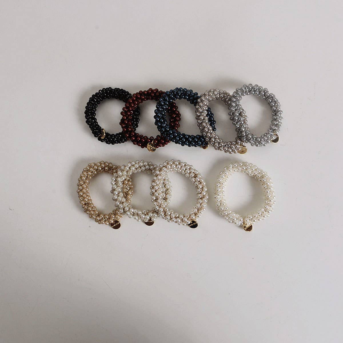 New Cute Pearl Hair Tie High-End Elastic Band