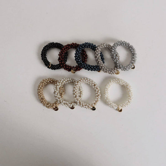 New Cute Pearl Hair Tie High-End Elastic Band