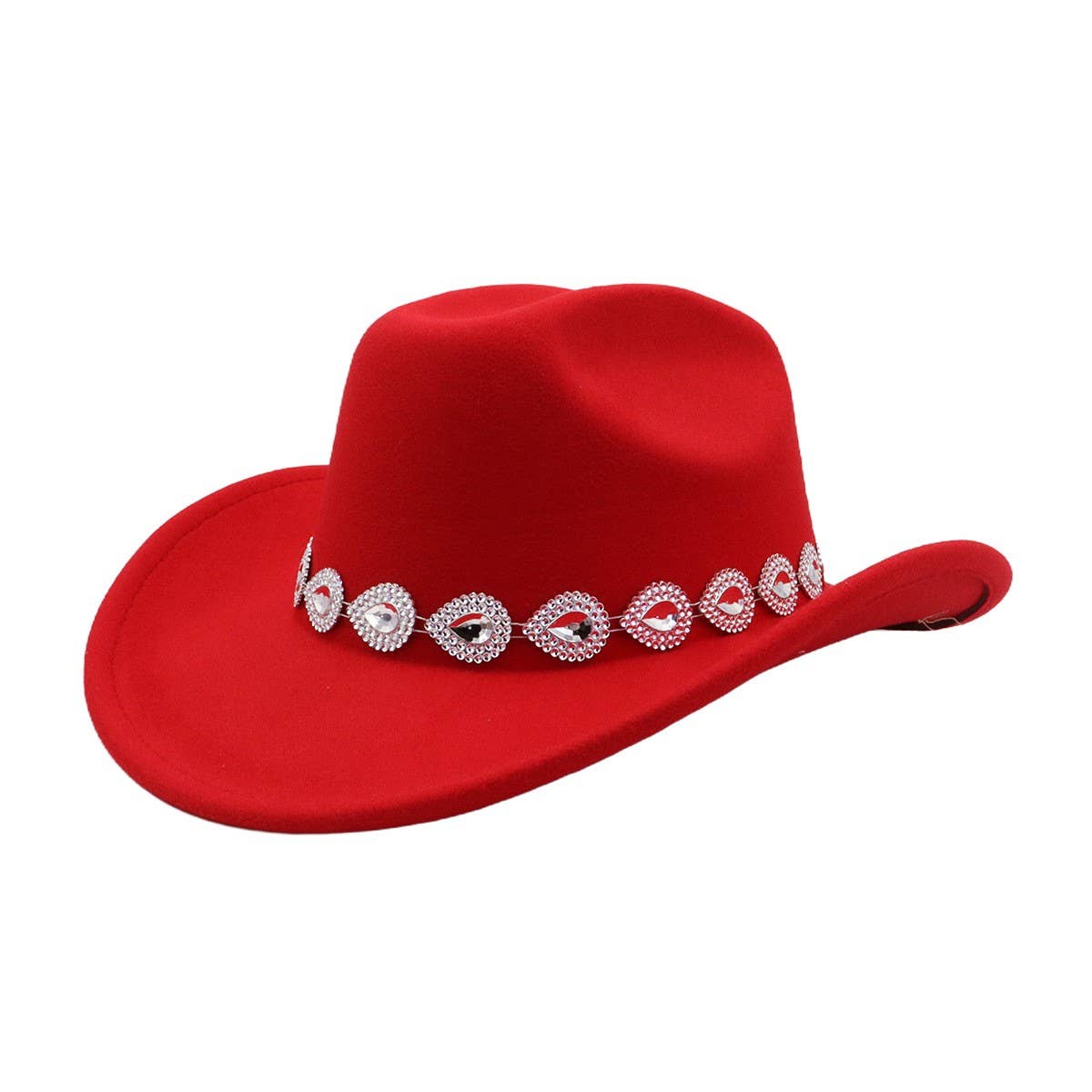 Unisex Western Cowboy Fedora Hat Ethnic Style_CWAH04468
