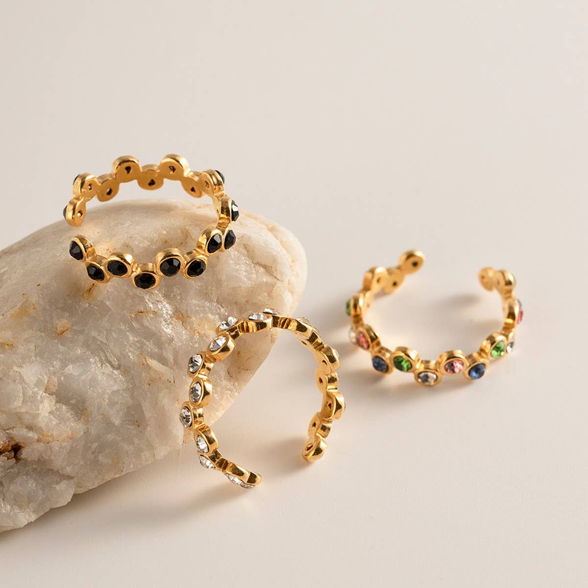 STYLISH AND PERSONALIZED SNAKE-SHAPED DESIGN RING_CWAJE1393