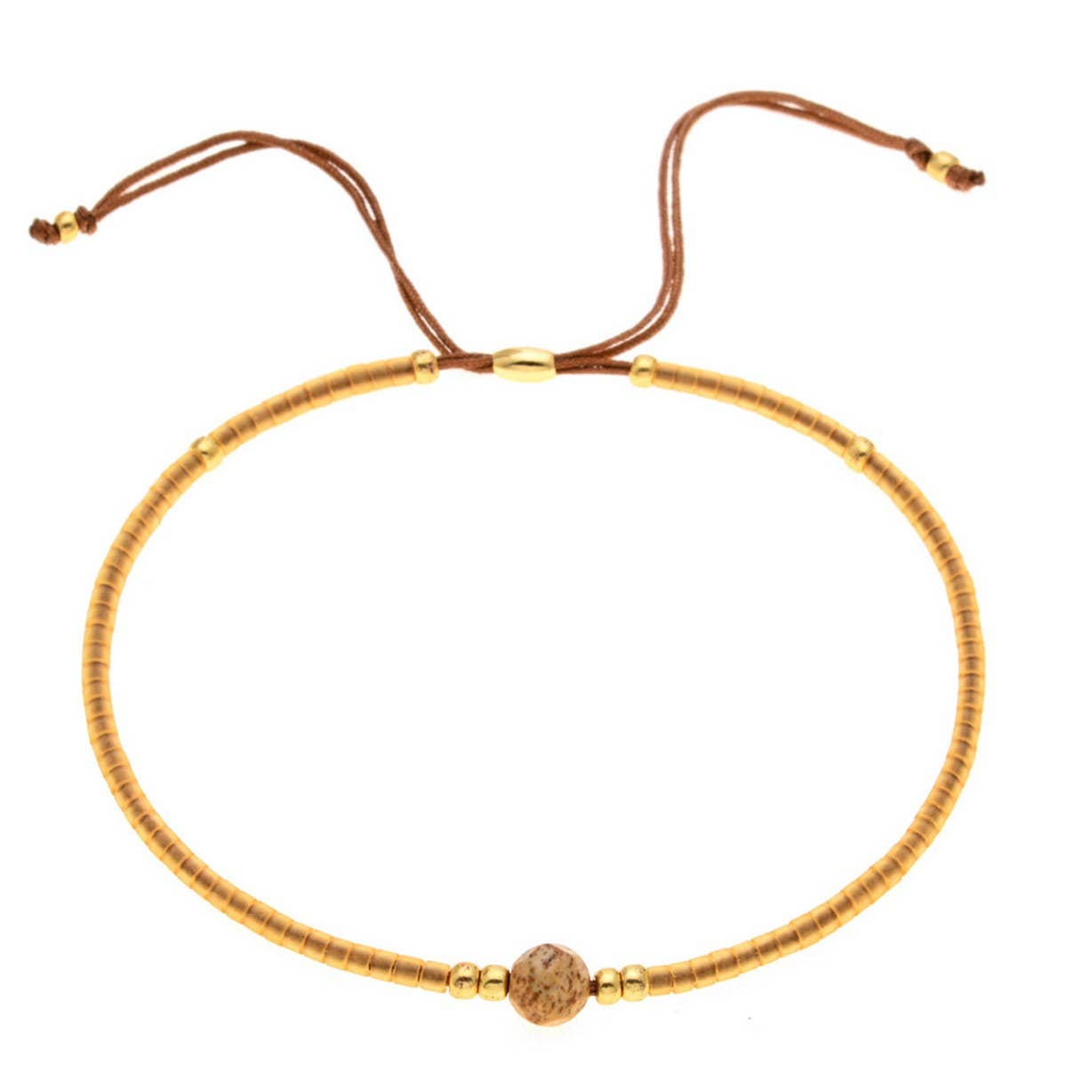 BOHEMIAN SEMI-PRECIOUS STONE BEADED BRACELET_CWAB4623