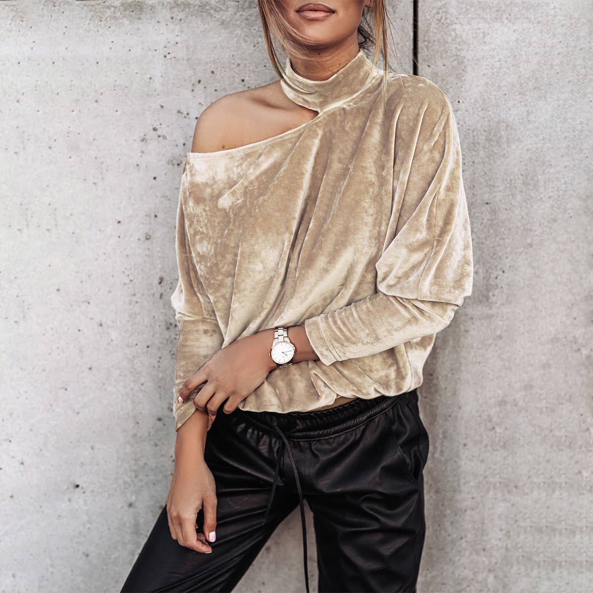 SIMPLE CASUAL LONG-SLEEVED CANARY SWEATSHIRT