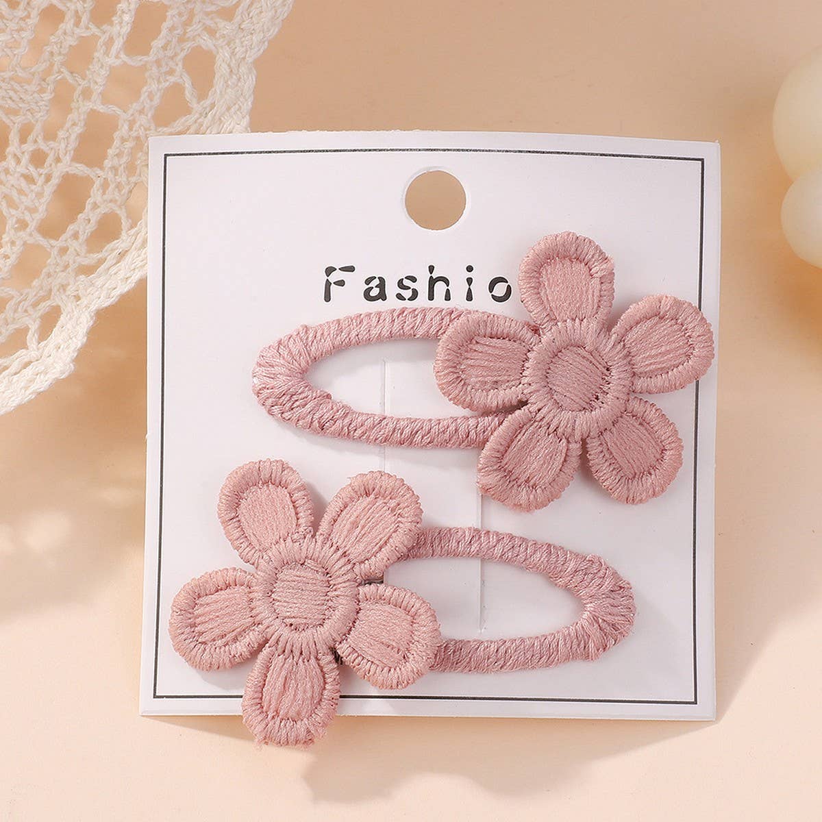 Fresh Daisy Five-Petal Flower Hair Clip Set