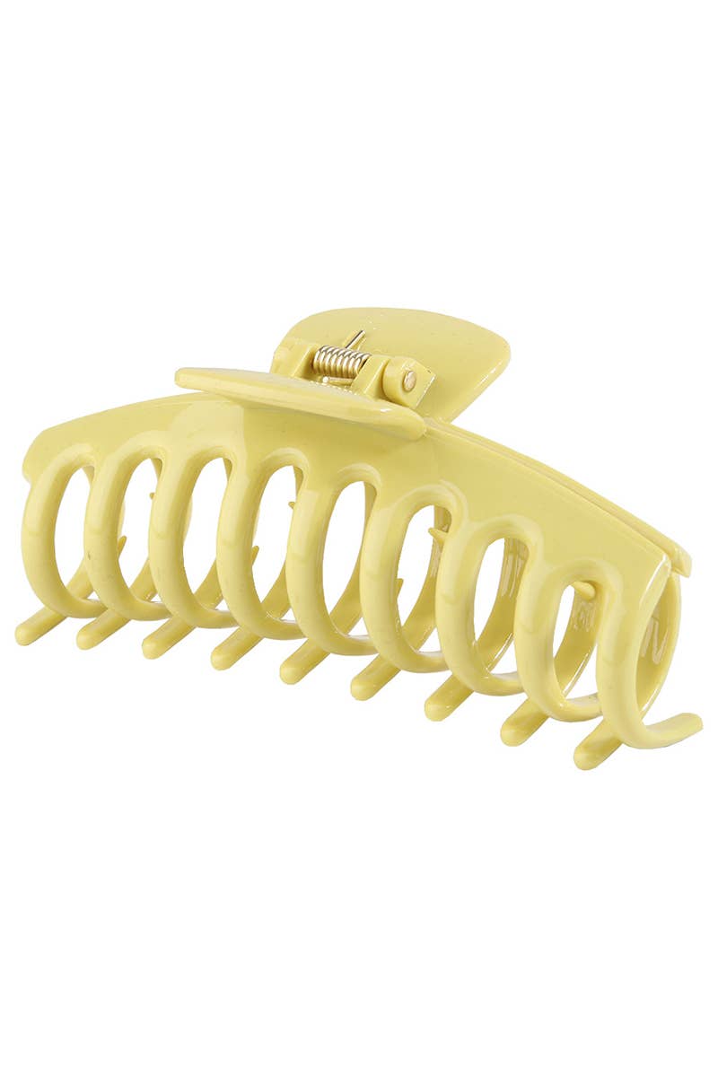 4.3" Matte PS Plastic Hair Claw Clip, Strong Hold_CWAHA0090