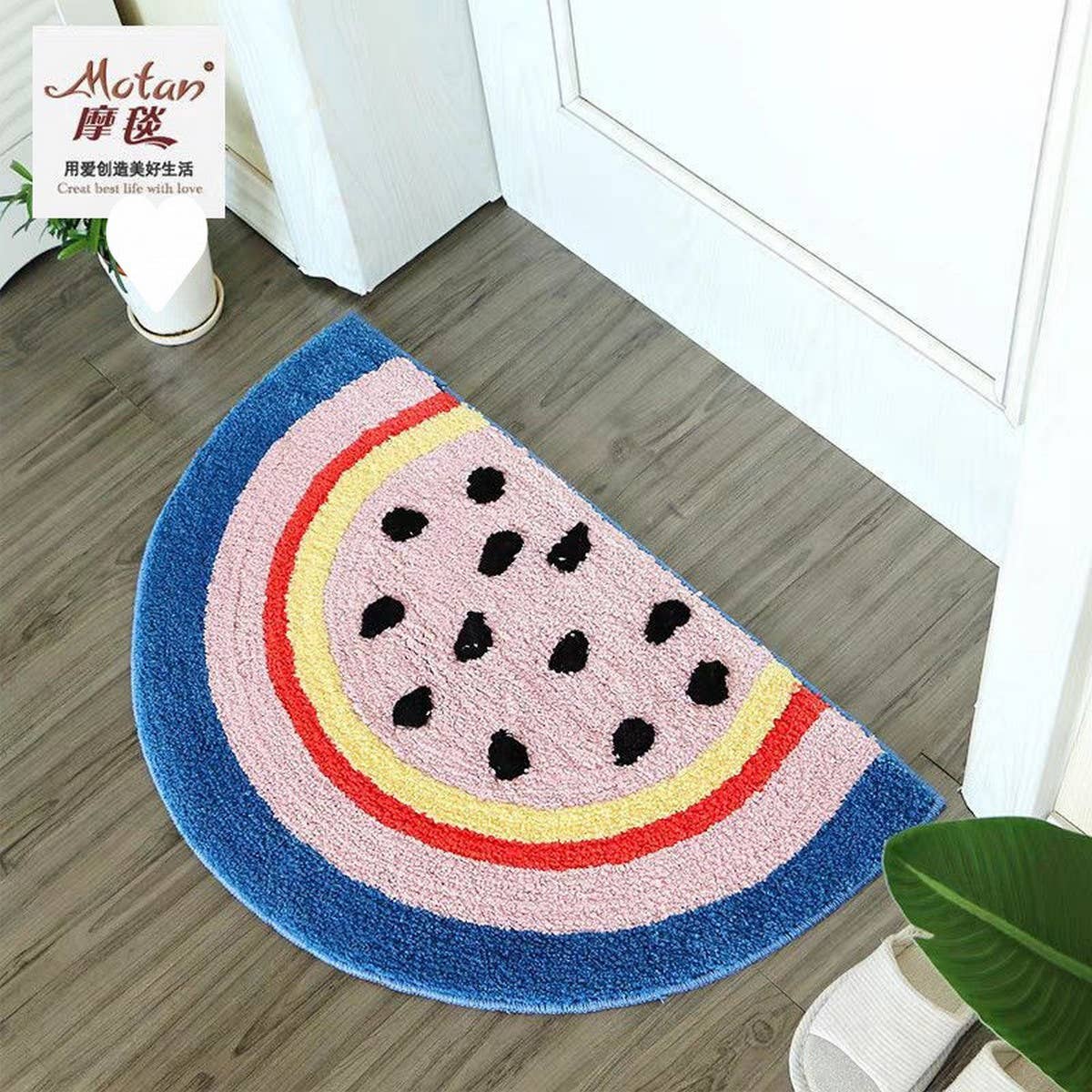 Thick Cartoon Mat, Absorbent Non-Slip Entry Rug