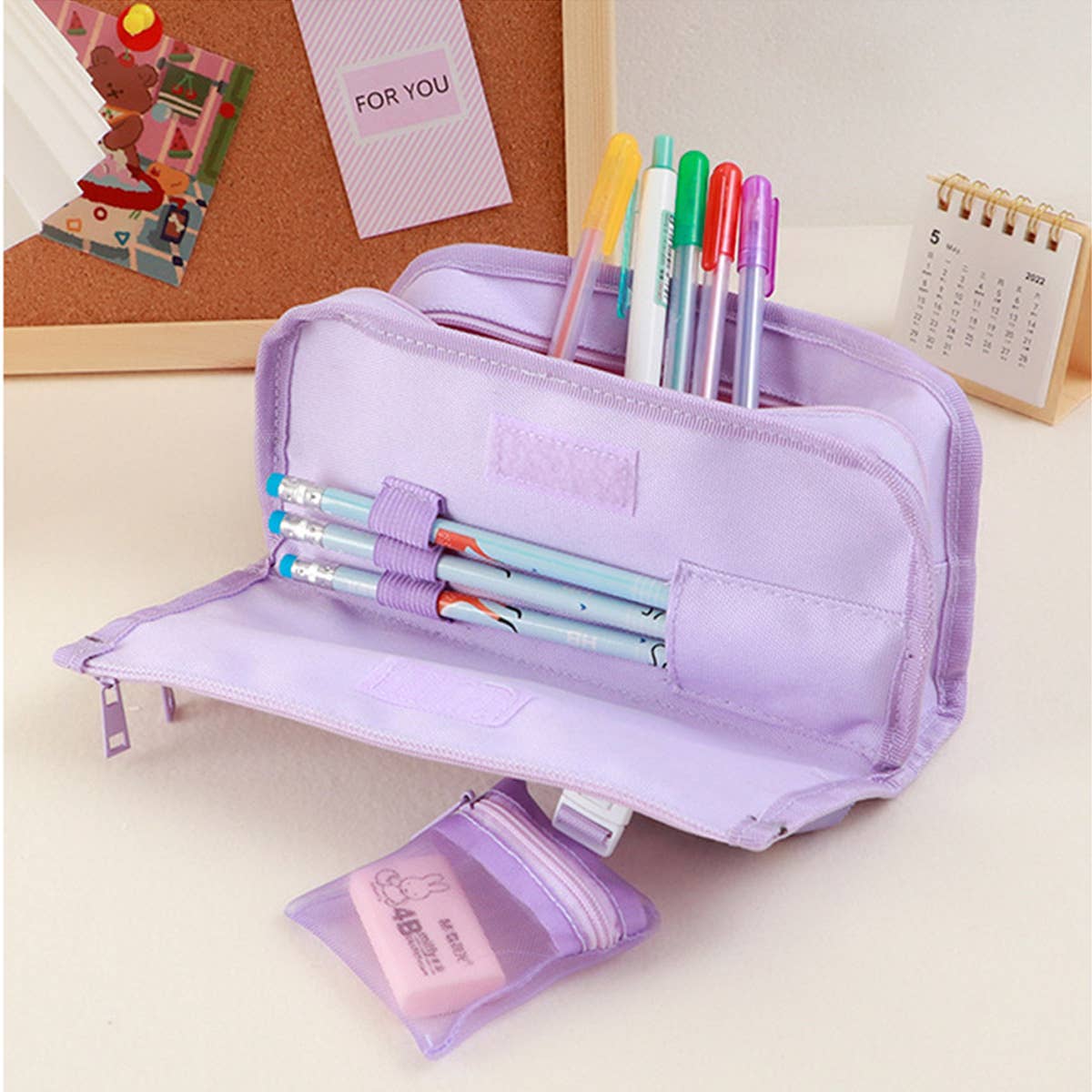 CUTE CARTOON HIGH-VALUE PENCIL POUCH_CWAB2807