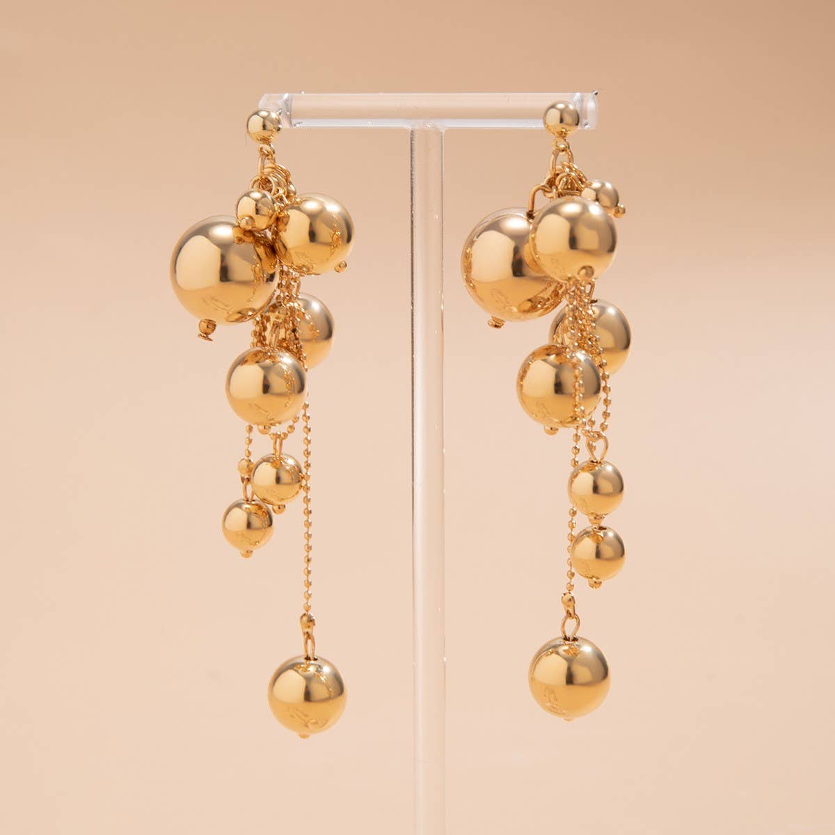 IMITATION PEARL TASSEL PENDANT EARRINGS