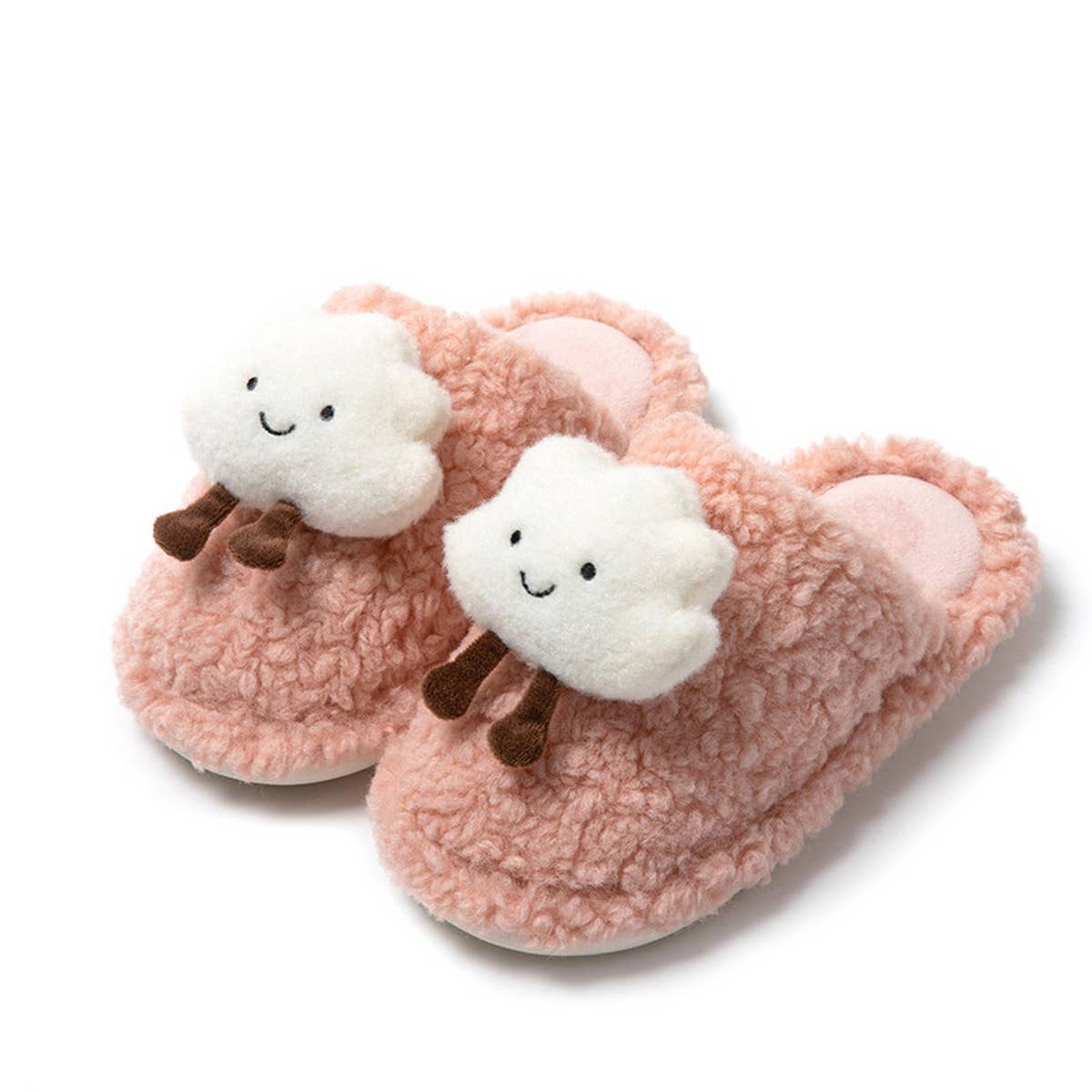 HOME FASHION CLOUD PLUSH SLIPPERS