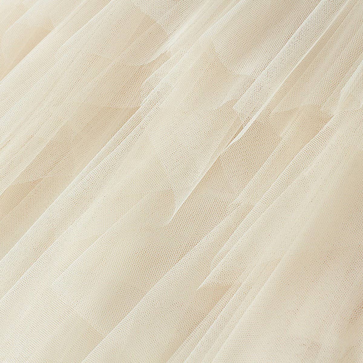 10 COLORS ELASTIC WAIST TIERED TULLE MESH SKIRT_CWBLS0396