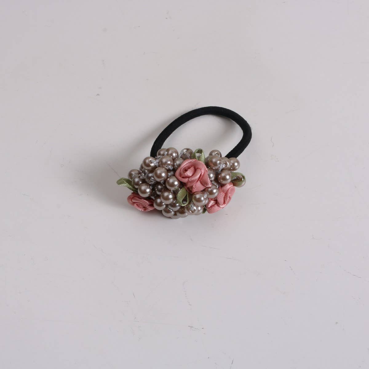 Cute Floral Pearl Hair Tie for Sweet Girls