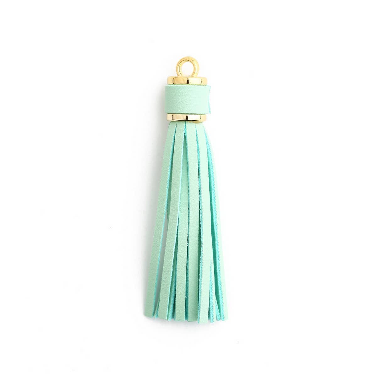 Leather Fringe Keychain, PU Tassel Bag Charm_CWAB5007
