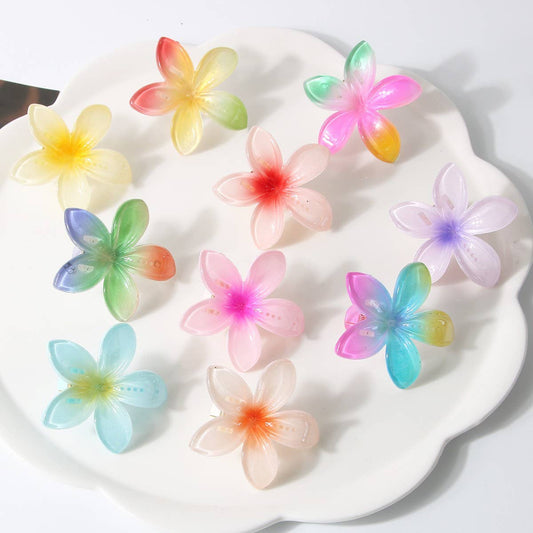 Egg Flower Duckbill Hair Clip Vacation Accessory