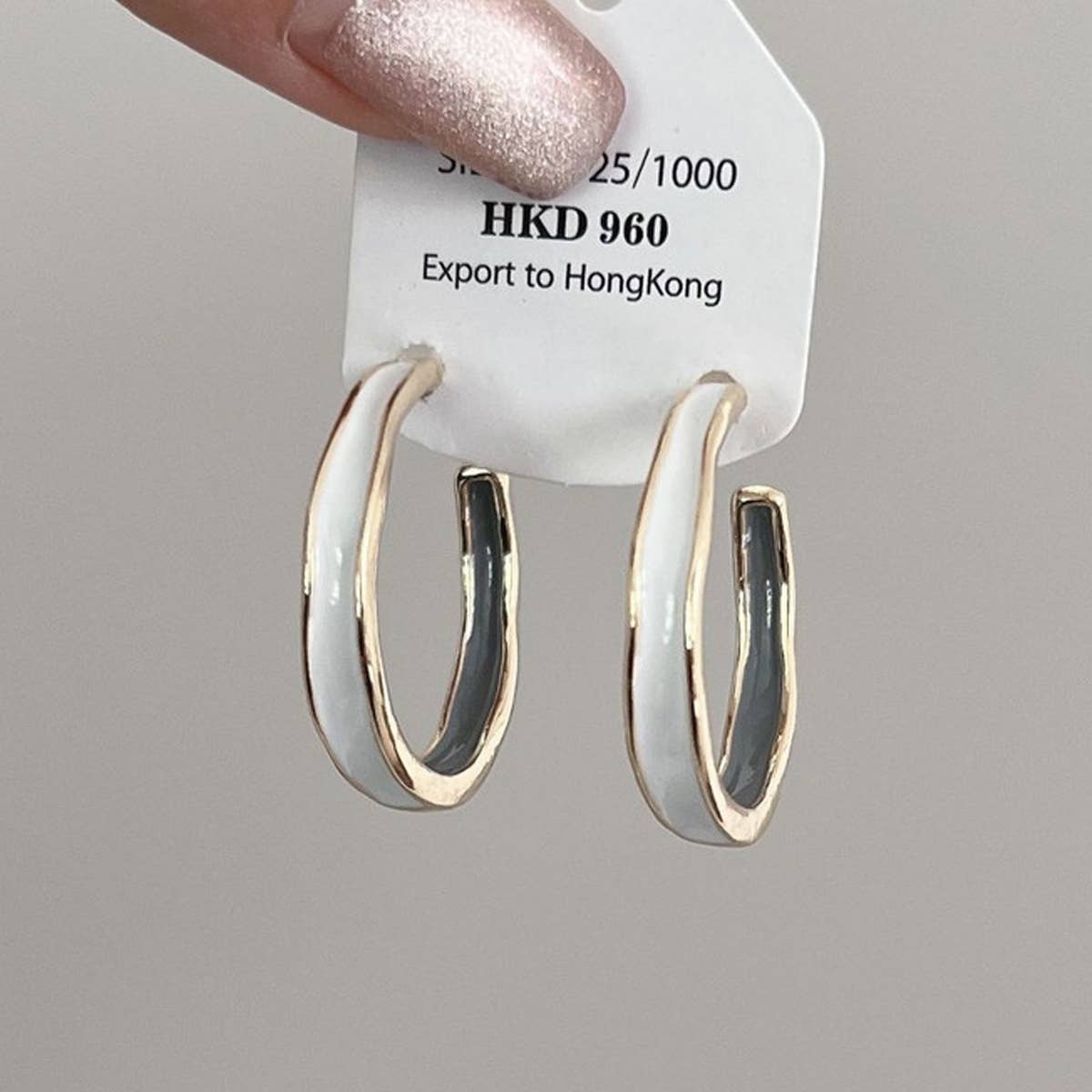 FRENCH HIGH-END C-RING EARRINGS