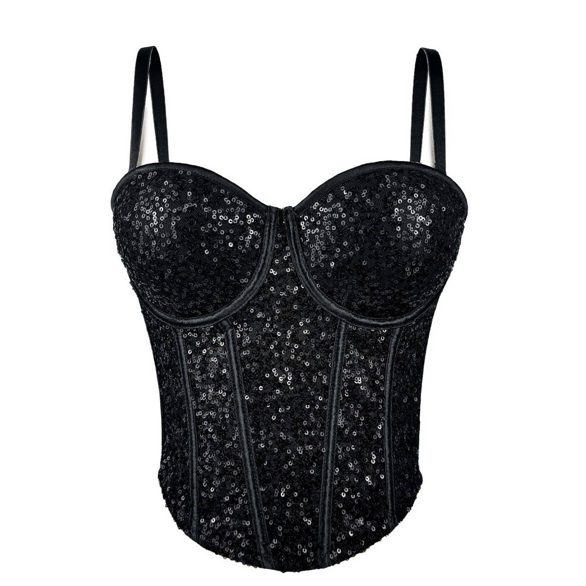 SEXY SLIM FIT SEQUINED HERRINGBONE BRA