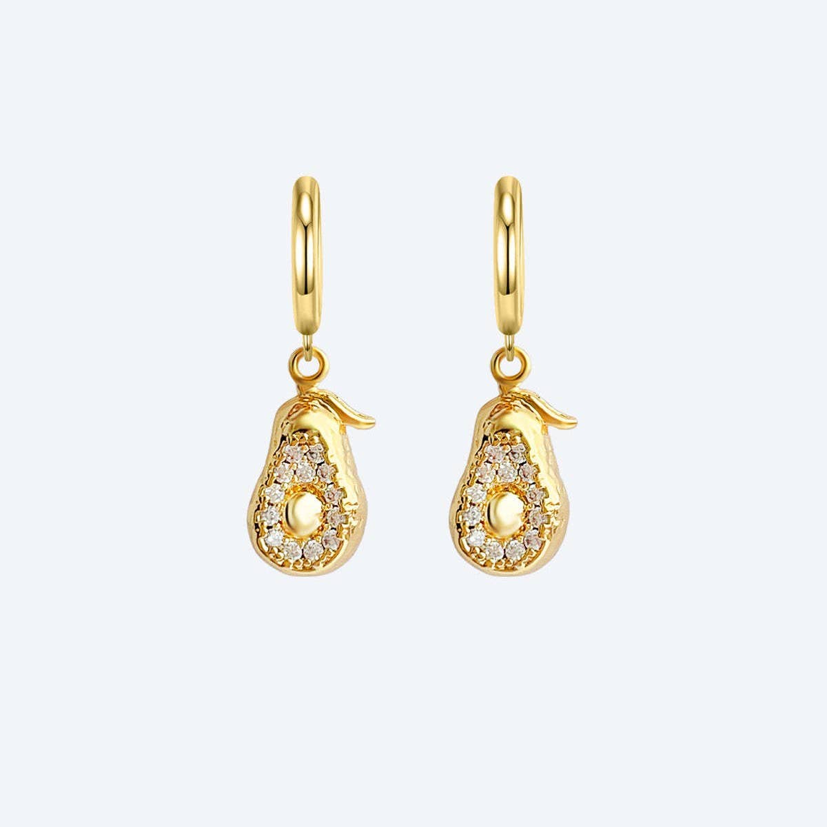 High-end Fashion Fruit Series Gold Earrings