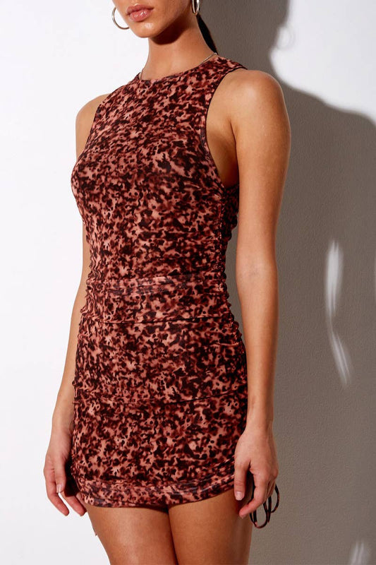 CWDSD8443_SUMMER DRAWSTRING SLIM SEXY SUSPENDER DRESS