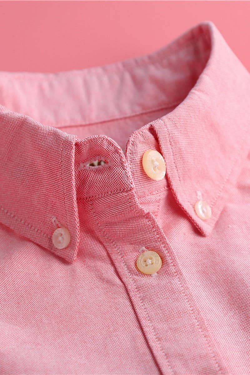 Cwtstl2244_Solid Color Long-Sleeved Cotton Bottoming Shirt