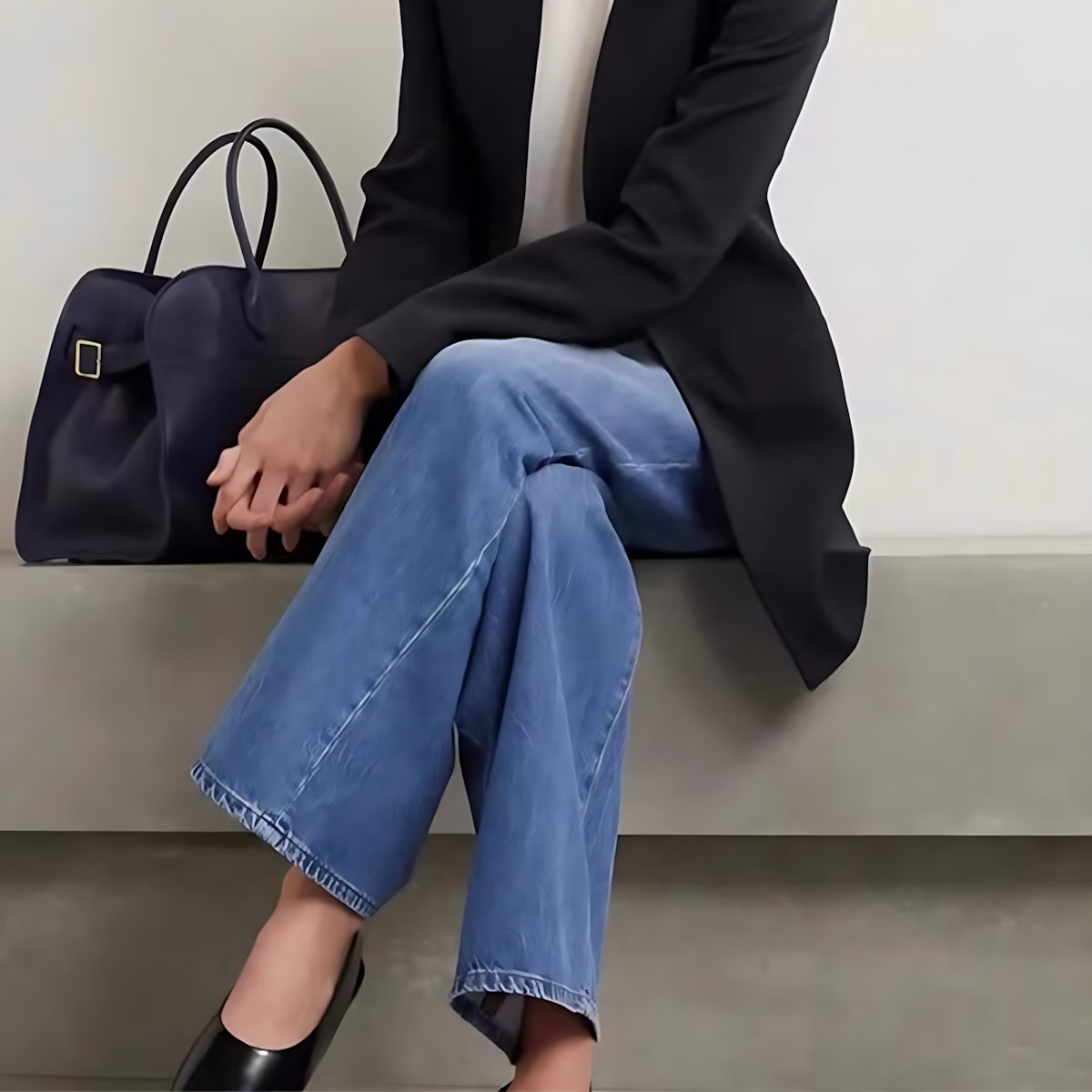 Large Margaux Tote Bag, Work Satchel for Women_CWAB4111