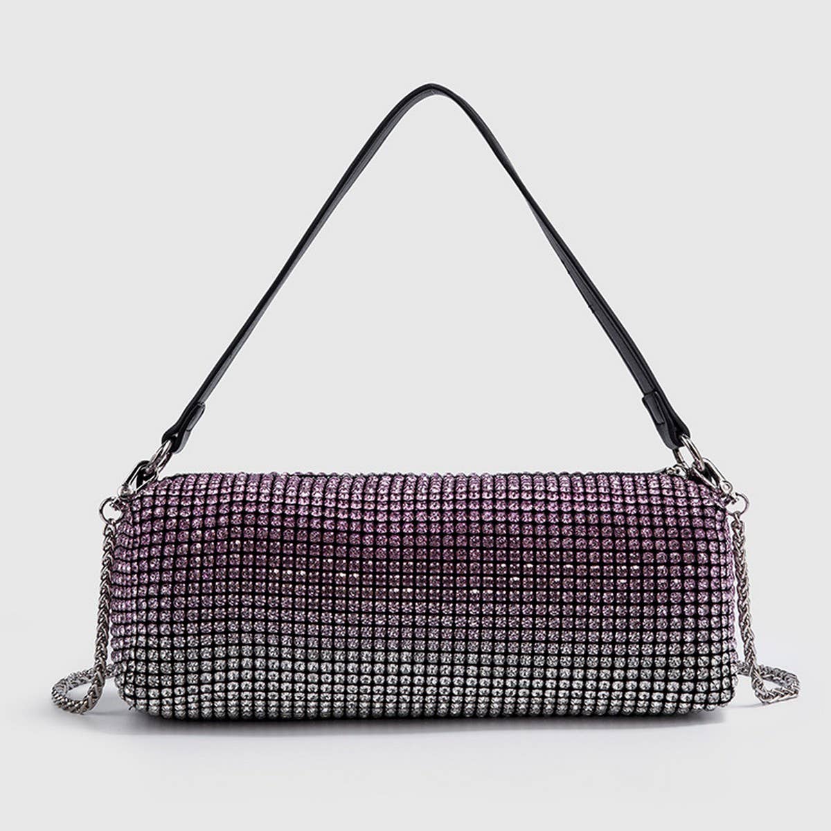 NEW SPARKLING RHINESTONE EVENING TOP HANDBAG_CWAB3599