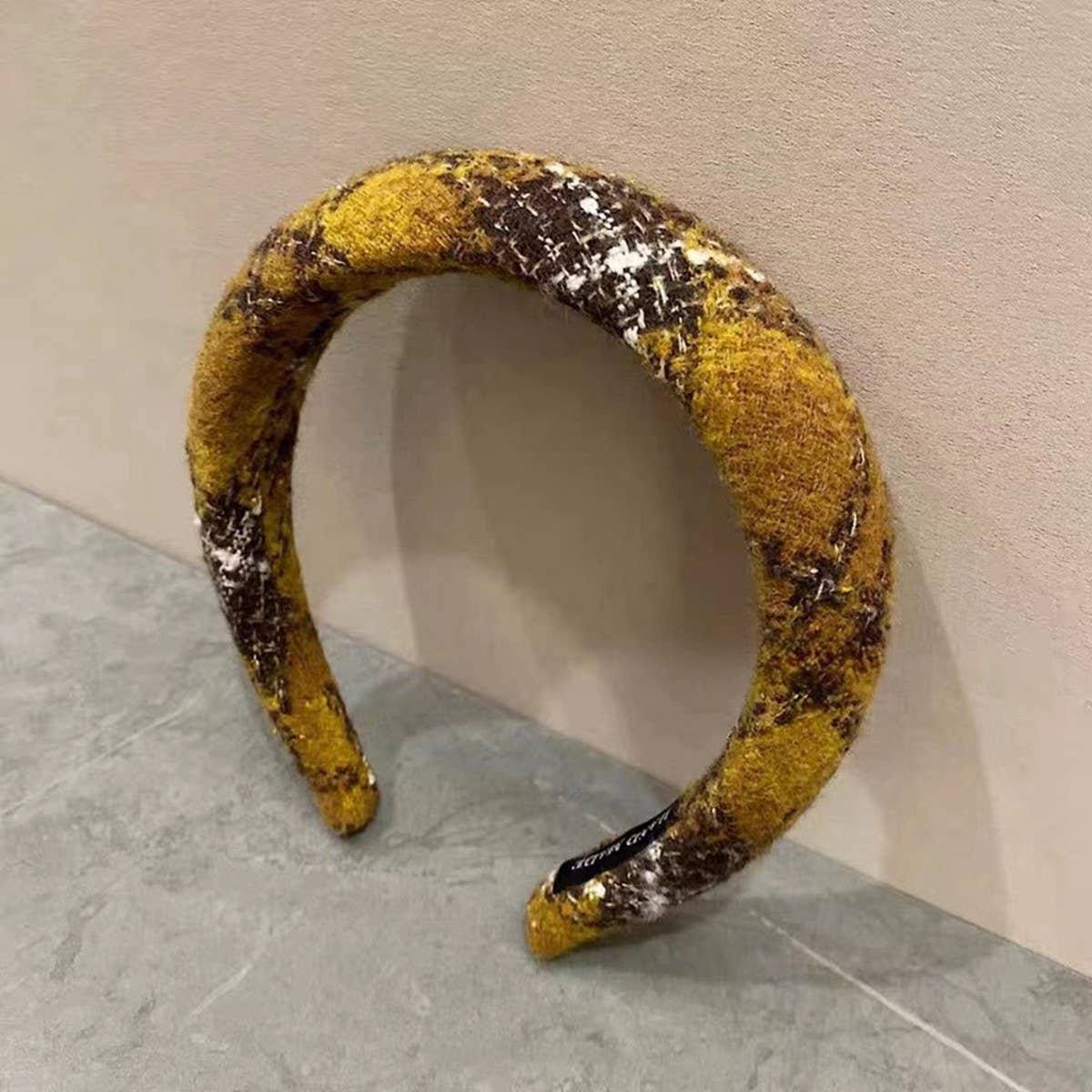 AUTUMN AND WINTER HIGH-END PLAID HEADBAND_CWAHA2865