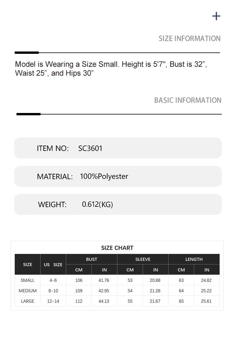 CWOJA497  Casual Zip-Up Long Sleeve Cardigan Sweater