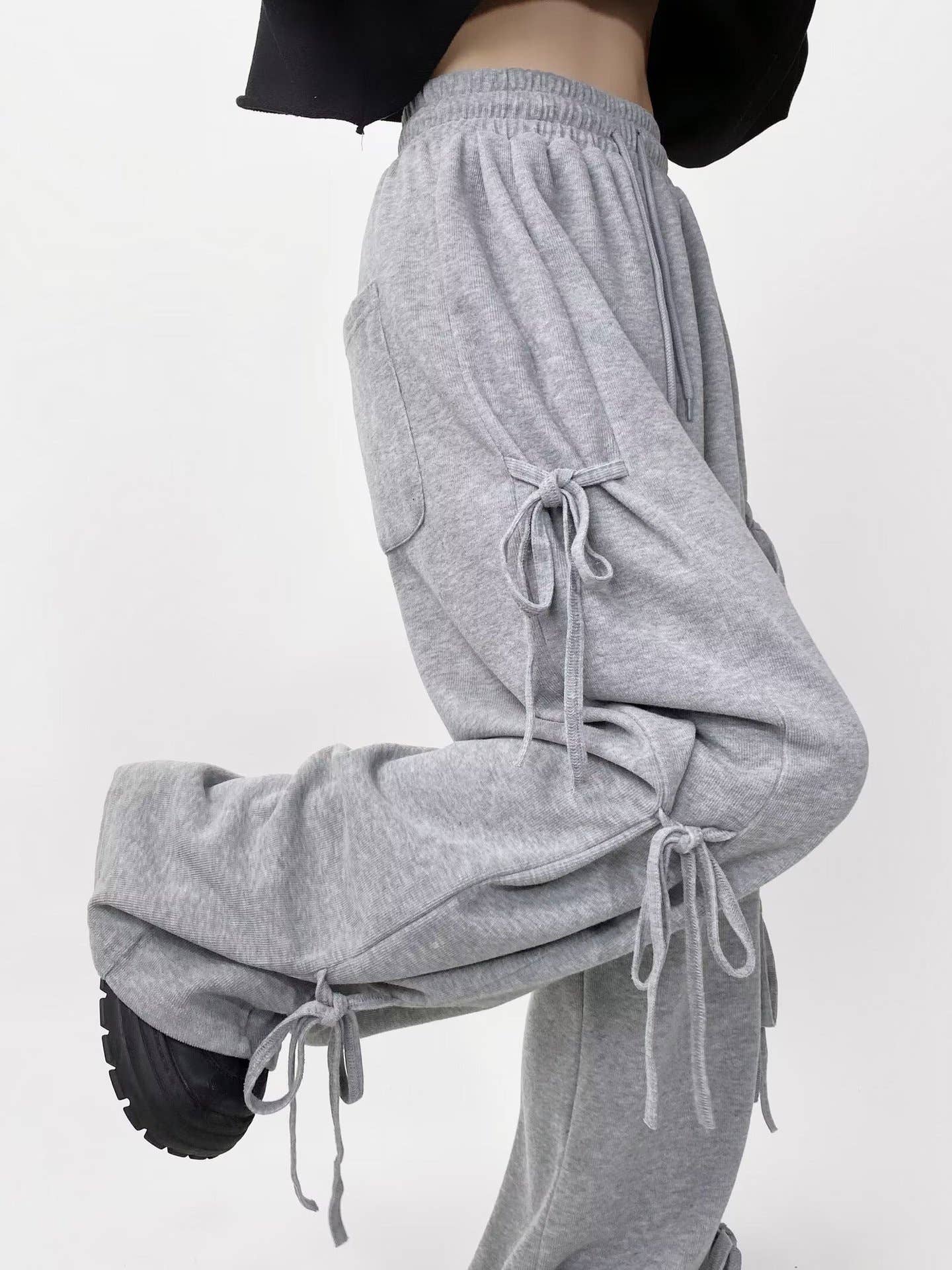 SPICE GIRLS BAGGY WIDE-LEG SWEATPANTS