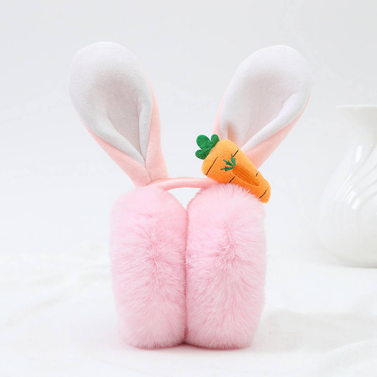 WOMEN CUTE RABBIT EARS FOLDABLE EARMUFFS