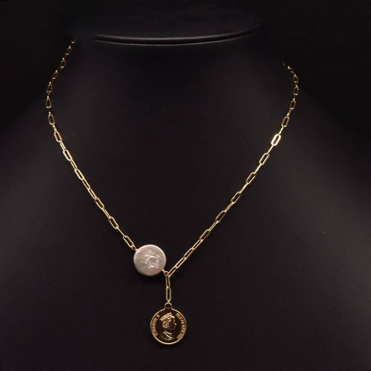 CREATIVE SIMPLE PEARL PENDANT NECKLACE FOR WOMEN
